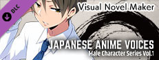 Visual Novel Maker - Japanese Anime Voices：Male Character Series Vol.1
