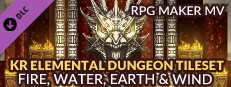 RPG Maker MV - KR Elemental Dungeon Tileset - Fire Water Earth Wind