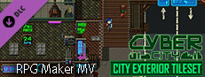 RPG Maker MV - Cyber City: Exterior Tiles