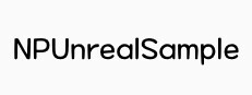 NPUnrealSample