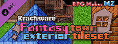 RPG Maker MZ - Krachware Fantasy Town Exterior Tileset