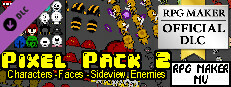 RPG Maker MV - Pixel Pack 2 Characters - Faces - Sideview Enemies
