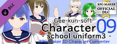 RPG Maker 3D Character Converter - Gee-kun-soft character 09 school uniform 3