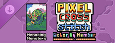 Pixel Cross Stitch - Menacing Monsters Pack