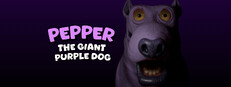 Pepper the Giant Purple Dog