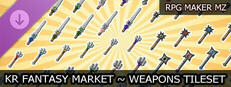 RPG Maker MZ - KR Fantasy Market - Weapons Tileset