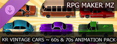 RPG Maker MZ - KR Vintage Cars - 60s and 70s Animation Pack