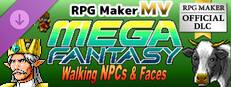 RPG Maker MV - MEGA FANTASY Walking NPCs and Faces