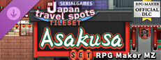 RPG Maker MZ - SERIALGAMES Japan travel spots Asakusa set
