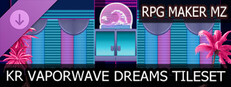RPG Maker MZ - KR Vaporwave Dreams Tileset