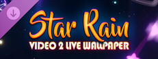Video 2 Live Wallpaper - Star Rain (Video Wallpaper)