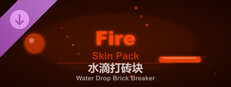 Water Drop Brick Breaker - Fire Skin Pack