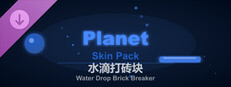 Water Drop Brick Breaker - Planet Skin Pack