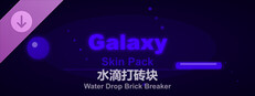 Water Drop Brick Breaker - Galaxy Skin Pack