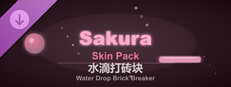 Water Drop Brick Breaker - Sakura Skin Pack