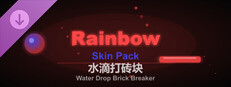 Water Drop Brick Breaker - Rainbow Skin Pack