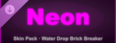 Water Drop Brick Breaker - Neon Skin Pack