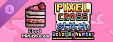 Pixel Cross Stitch - Food Miniatures Pack