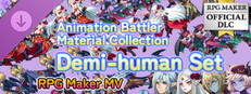 RPG Maker MV - Animation Battler Material Collection Demi-human Set