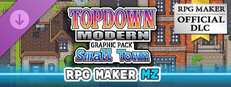 RPG Maker MZ - Topdown Modern Graphic Pack - Small Town